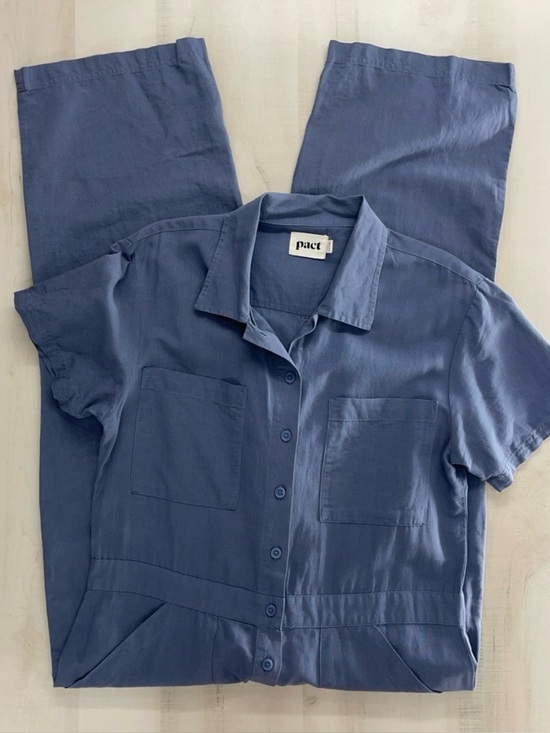 Pact Pants - PACT organic utility jumpsuit